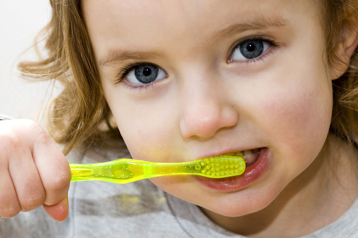 baby-brushing oral hygiene nu smile dental